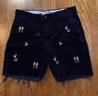 Polo Ralph Lauren Duck Hunting Corduroy Mens 34 Cut Into Shorts Blue Custom Pre-owned. Price: $59.99.