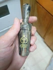 Arkansas Mallard Rich-n-tone Brand Double Reed Duck Call Camo Used. Price: $30.00.