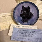 Spirit Of The Wilderness - "black Knight" Collector Plate Numbered Used. Price: $20.00.