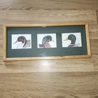 Frank Hulick Waterfowl Drakes Signed Original, 1993 Mallard, Wood Duck, Pintail Used. Price: $199.00.