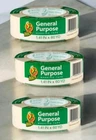 3 Pack Duck General Purpose Masking Tape Multi Use Durable 1.41" X 60 Yd Rolls New. Price: $19.99.