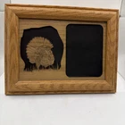 Martin Trading Co. Wood Carved Turkey Hunting Frame Hunters Bird Photo Picture Used. Price: $15.00.