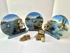 3D Hunters Collectors Plates Duck With Boat And Dogs 1980S Used. Price: $59.99.