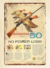 1956 Ad Model 50 Gun Duck Hunting Recoil Firearm Ammo Sign Cabinmancave New. Price: $19.58.