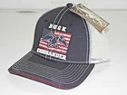 New With Tags Duck Commander Navy/white American Flag Adjustable Baseball Cap. Price: $19.95.
