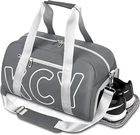 Sports Gym Bag W/ Wet Pocket & Shoes Compartment For Women 40L Gray Kcy New. Price: $27.95.