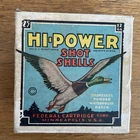 Vintage Federal Hi-power Shot Gun Shells 12 Ga Empty Box Mallard Duck Hunting 25 Used. Price: $31.80.