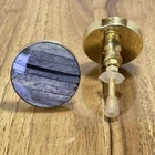 Natural Bone Knobs Unique Drawer & Cabinet Pulls - Stripes Brass New. Price: $5.99.