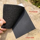 4 X 6 Heavy Duty Patch Hook And Loop Self Adhesive Black Inch Large Set New. Price: $6.25.