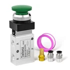 Green 1/4 Npt Manual Control Mushroom Push Button 3 Way 2 Position Pneumatic ... New. Price: $25.15.