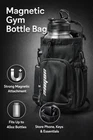 Magnetic Gym Bag For And Women Water Bottle Holder Gifts Black New. Price: $19.99.