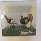 Hen And Tom Turkeys Detail Painted Elastolin By Preiser Original Box #5331 New. Price: $19.95.