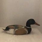 Vtg Wooden Duck Decoy By Jasco Hunters Collectors Green Brown Hand Painted Rare Used. Price: $24.24.