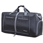 Woogwin Travel Duffel Bag Large Foldable Waterproof Overnight 150L - Black New. Price: $35.36.