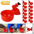 12X Chicken Automatic Watering Cups, Drinker Waterer, For Duck Quail Hen Poultry New. Price: $7.99.