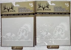 Turkey 6" Decals Big Rack Official Pair Tom And Hen White Vinyl 2013 G2 New. Price: $14.50.