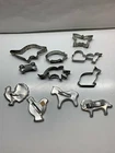 Vintage Metal Cookie Cutters Dinosaurs Bone Turkey Pig Butterfly Horse Lot 11 Used. Price: $13.68.