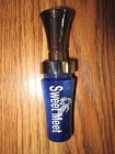 Tim Grounds Sweet Meet Duck Call Blue Pearl/ Smoke Insert New!!!. Price: $74.00.