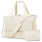 Etronik Gym Bag For Women, Personal Item Travel With Shoes Medium, Beige New. Price: $31.70.