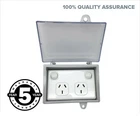 Weather Proof External Box + Double Power Point Enclosure New White Gpo Outdoor Brand. Price: $17.10.