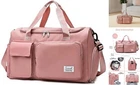 Travel Yoga Duffel With Shoes Compartment Sports Gym Handbag Dry Pink New. Price: $34.50.
