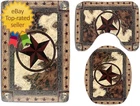 Western Texas Set 3 Piece Bathroom Contour Combo Soft New. Price: $43.99.