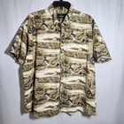 Redhead Men's Size 3X Short Sleeve Button Up Turkey Print Shirt Hunting Fall Pre-owned. Price: $16.00.