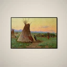 Joseph Henry Sharp - Blackfeet Sun Dance Art Print On Paper Or Canvas New. Price: $59.00.