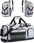 Gym Bag For Women & Men, 35L/63L Sports Travel Duffel Backpack With Shoe Compart New. Price: $71.99.