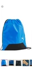 Puma Teamgoal Drawstring Gym Sack Blue Black Polyester Sports Bag New. Price: $19.99.