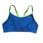 Brooks Running Womens Med High Impact Sports Bra Racerback 34CD 36C Blue Green Pre-owned. Price: $12.00.