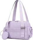 Mini Gym Bag Women Quilted Duffel Wet Compartment Yoga Dance Tote Purple 12.6" New. Price: $41.99.