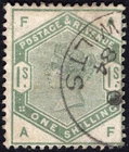 Gb-sg 196 1/- Dull Green. Superb Used Example With Steel Cds. Price: $167.84.