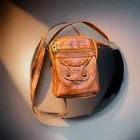 Brand New Artificial Leather Small Crossbody Bag For Women/men.. Price: $18.99.