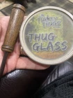 Quaker Boy Turkey Thugs Glass Friction Call & Striker Pot Mossy Oak 11042-N Used. Price: $55.00.