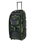 Travelers Club 30" Xpedition Rolling Duffel Bag, Suitcase, Forest Green New. Price: $49.95.