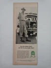 Quaker State Motor Oil Miracle Film Ranger Boy Slim Vintage B&w Poster Print Ad Used. Price: $8.24.