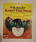 1X Quaker Boy Raspy Pro Pack Turkey Call 3 Combo Brand New Usa Mouth. Price: $15.95.