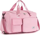 Fioretto Gym Duffle Bag 30L Pink Womens Travel Sports With Shoe Compartment New. Price: $40.99.
