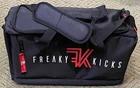 Freaky Kicks Sneaker Travel Carry On Shoulder Strap Duffle Gym Bag Black Red Pre-owned. Price: $59.99.