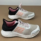 Athletic Works Kids Size 2 Grey Peach Mesh Running Shoes Sneakers Pre-owned. Price: $19.00.