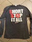 Short Stop It Gimmedat Gray Long Sleeve Softball T-shirt Size Medium Pre-owned. Price: $10.29.