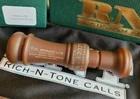 Rnt Rich-n-tone Mondo Lts Custom Order Matte Brown Acrylic Mallard Duck Call New. Price: $132.99.