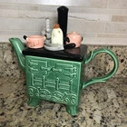 Cardinal Inc Teapot Wood Burning Stove With Pots Green Read Used. Price: $29.99.