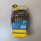 Nos New Sealed Mad Catz S-video Av Cable 7FT For Playstation 2. Price: $29.95.