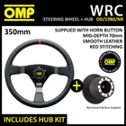 Fits Bmw E92 2006- Omp 350MM Wrc Smooth Leather Steering Wheel & Hub Kit New. Price: $379.38.