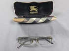 Burberry Glasses B1211 1002 Square Metal Rim Frame Only Novacheck Case Italy Pre-owned. Price: $56.99.