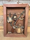 Vintage Duck Hunting Shadow Box Used. Price: $35.00.