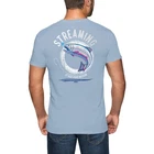 Gimmedat Unisex Outdoor Fly Fishing River Shirt - Short Sleeve, Light Blue Large New. Price: $38.96.