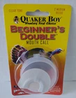 Quaker Boy Turkey Calling Mouth Beginner's Double Medium Reeds Clear Tone New. Price: $12.50.